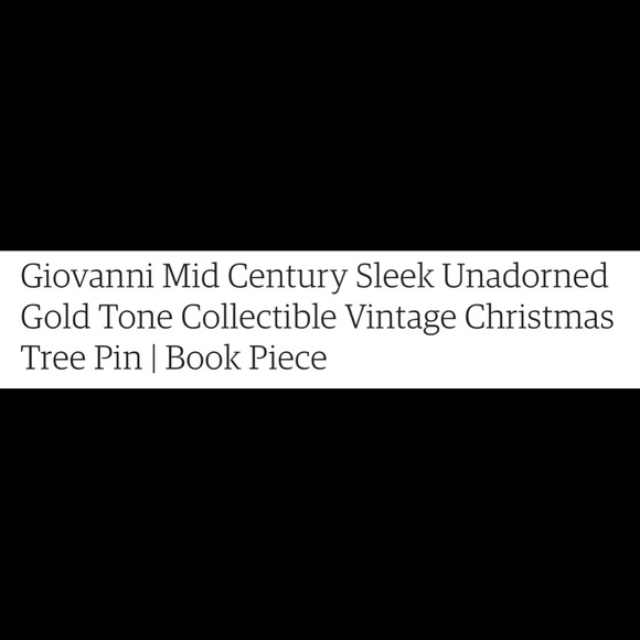 VINTAGE GOLDTONE GIOVANNI XMAS TREE PIN - Picture 16 of 16